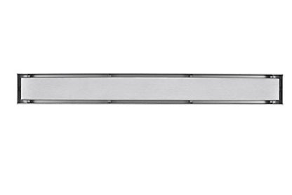 QM Drain 24-Inch Linear Shower Drain, 304 Stainless Steel, Reversible Grate 2 in 1 Tile-In or Smooth Surface