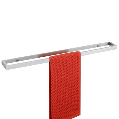 Alise 20 Inch Towel Bar,Towel Holder for Bathroom, Towel Racks for Lavatory,SUS304 Stainless Steel Hand Towel Hanger,Wall Mount Towel Rail,Brushed Finish - color: Brushed, size: 28-Inch