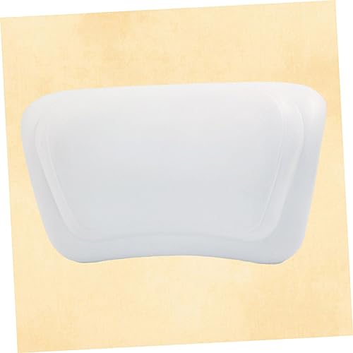 VICASKY PU Bath Pillow with Strong Suction Cups for Neck and Back Support Durable Soft Sponge Bathtub Cushion for and Home