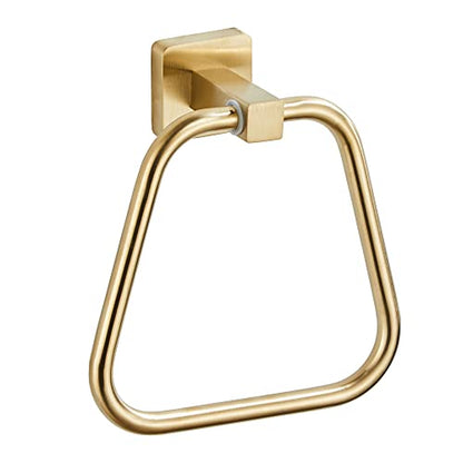 Brushed Light Gold Towel Ring for Bathroom, Kitchen Bath Towel Holder Hangers Wall Mount Heavy Duty Stainless Steel - color: Brushed Light Gold, size: 1 Pack
