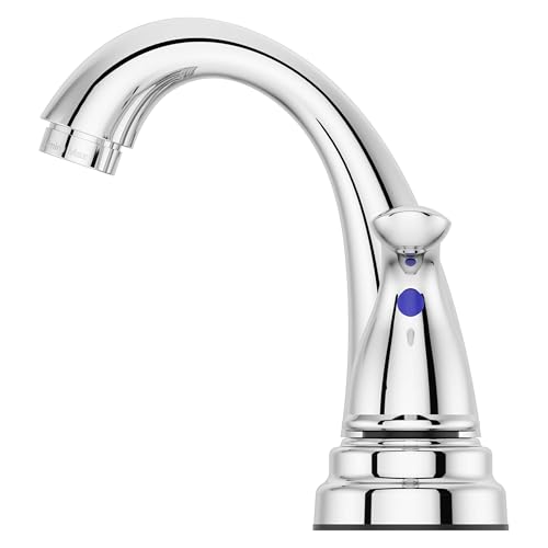 Pfister LG1487000 Pfirst Series 2-Handle 4" Centerset Bathroom Touch on Faucets, 1 Pack, Polished Chrome - color: Polished Chrome