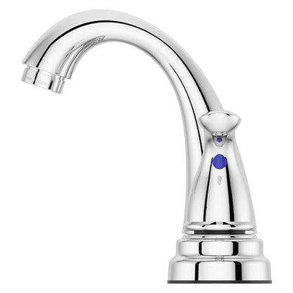 Pfister LG1487000 Pfirst Series 2-Handle 4" Centerset Bathroom Touch on Faucets, 1 Pack, Polished Chrome - color: Polished Chrome