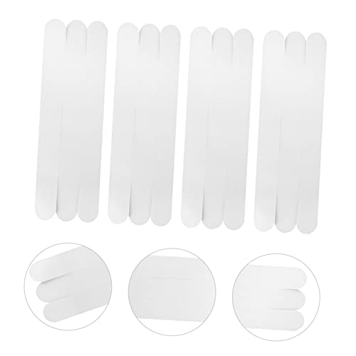 12pcs Transparent Slip Bath Safety Strips Non Slip Stickers for Bathtubs Showers Stairs Floors - size: 12 pcs