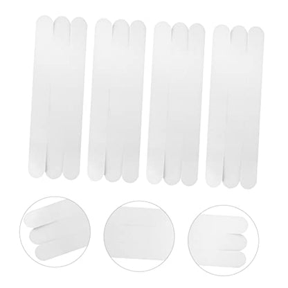 12pcs Transparent Slip Bath Safety Strips Non Slip Stickers for Bathtubs Showers Stairs Floors - size: 12 pcs