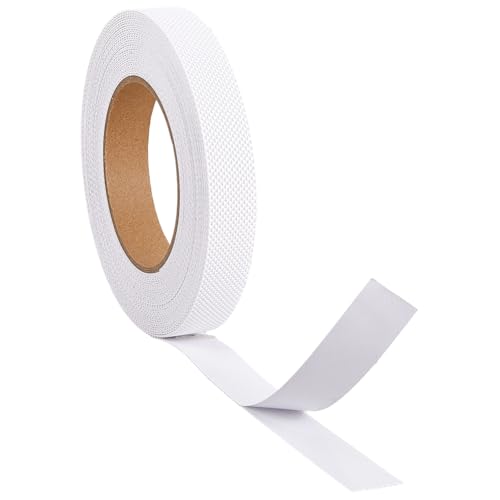 CREATCABIN Grip Tape Roll Waterproof White Grip Tape Safety Non Skid Strips for Furniture Anti Slip Mobile Device Grip Fixed Outdoor Stairs Home Bathtubs Bathroom Floor Kitchen Adhesion Use 394x0.8in - style: white
