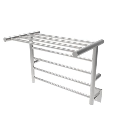 Amba RSH-P Radiant Shelf Hardwired Plug-in Combo 8 Bar Towel Warmer in Polished - color: Polished