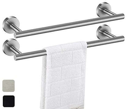 16 Inch Towel Bar 2 Pack for Bathroom 9/12/16/24/28/33 Inch Kitchen Hand Towel Holder Brushed Nickel Stainless Steel 304 RUSTPROOF Wall Mount Towel Rod 2 of Pack (2, Brushed Nickel, 16 Inch) - color: Brushed Nickel, size: 16 Inch