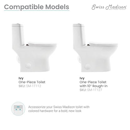 Toilet Hardware Black (SM-1T112HB) - color: Matte Black