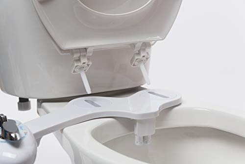 Gleason Fresh Water Bidet Toilet Attachment Self Cleaning Front and Rear Wash Non Electric