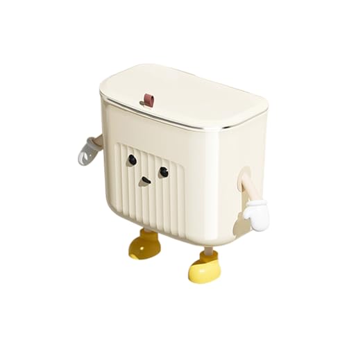Hangings Kitchen Compost Bin With Lid Wall Mounted Trash Can Under Sink Cabinet Door For Bathroom Offices Home Decors Office Trash Can