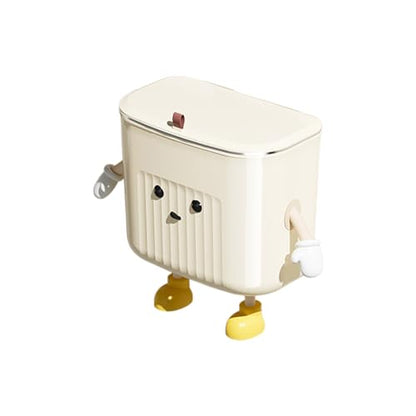 Hangings Kitchen Compost Bin With Lid Wall Mounted Trash Can Under Sink Cabinet Door For Bathroom Offices Home Decors Office Trash Can