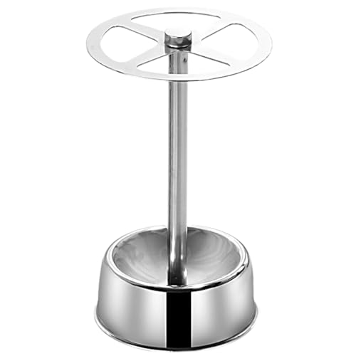 Stainless Steel Toothbrush Holder Stand, Multi Functional Toothbrush Holder Organizer Toothpaste Stand with 4 Slots, Metal Storage Organizer for Bathroom Vanity Countertop