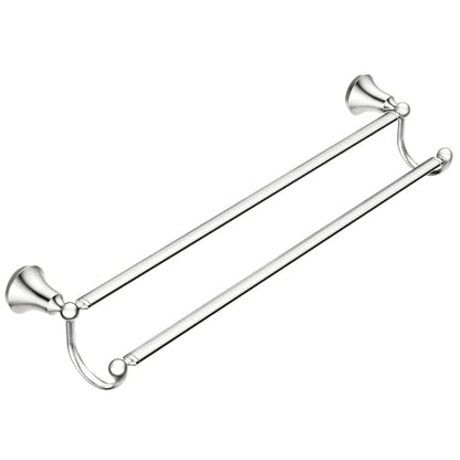 Moen YB5222CH Wynford 24-Inch Double Towel Bar, Chrome - color: Chrome, size: 24 inches, style: Double Towel Bar