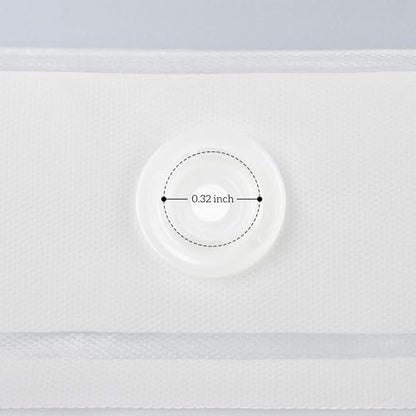 River Dream No Hook Shower Curtain Liner Replacement, Frosted, 70x54 | Waterproof PEVA, Snap-in Design, Easy Snap On/Off & Removable Replacement Liner, Standard Size - size: 70"W x 54"L (Pack of 1)