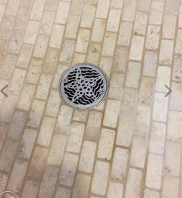 3.25" Round Shower Drain Cover – Starfish Design – 304 Stainless Steel – Fits Oatey, Sioux Chief, AB&A