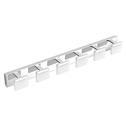 Ralbay LED Modern Vanity Light 6 Light Bathroom Vanity Lights Acrylic Stainless Steel Bathroom Vanity Lighting Fixtures - color: Chrome, size: 6-Light