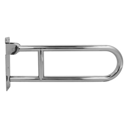 Marhynchus Flip Up Bathroom Grab Bar, Stainless Steel Wall Mount Toilet Handrails, 23.6 Inch Foldable Support Rail, 440 Lb Capacity, Space Saving for Elderly Seniors Disabled