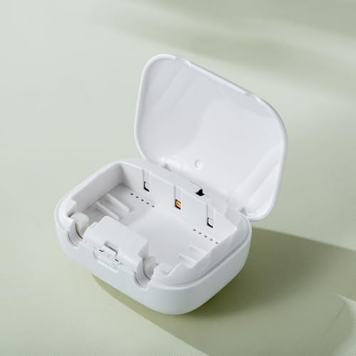 Toothbrush Storage Case with UV-C Lights – Rechargeable Portable Toothbrush Cover, Hook Wall Mount Disinfection Box for Home, Travel & Fits All Toothbrushes