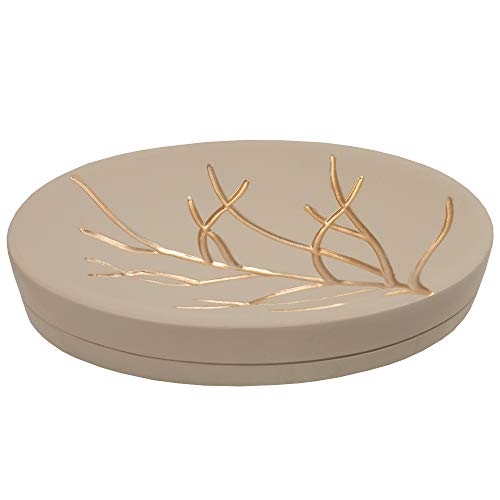 Sweet Home Collection Bathroom Accessories Sets Unique Collections Modern Classic Contemporary Decorative Beautiful Designs Bath Shower Tub Décor, Soap Dish, Branches(Pack of 1) - color: Branches, size: 1 Piece - Soap Dish