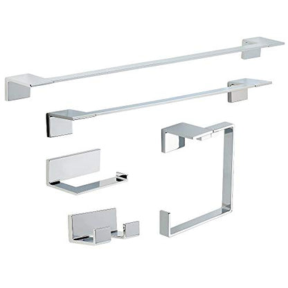 Delta Single Post Toilet Paper Holder | Polished Chrome | Wall Mount | Vero Bathroom Accessories
