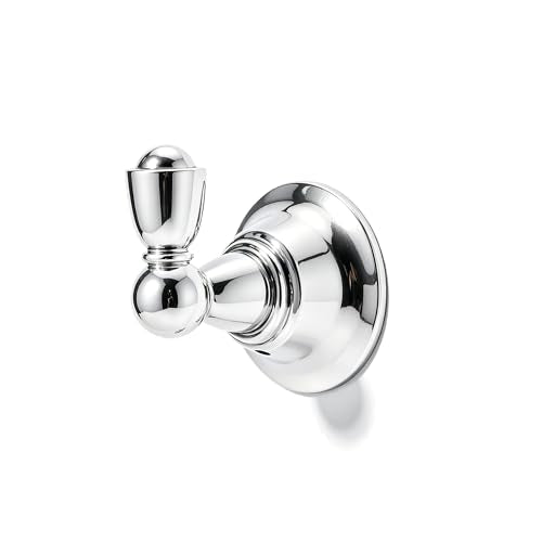4 Pack 2-3/4inch Polished Chrome Robe Hooks | Solid Zinc Alloy | Wall Mounted | Coat Hooks | Hooks Wall Mounted Robe Hooks | For organization in bathrooms entrances. - color: Polished Chrome