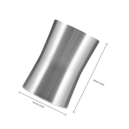 UKCOCO Food Grade Stainless Steel Toothbrush Holder Cup Smooth Edge Mouthwash Cup for Bathroom Compact and Travel Tumbler Easy to Clean Multifunctional Bathroom Organizer for Home Use