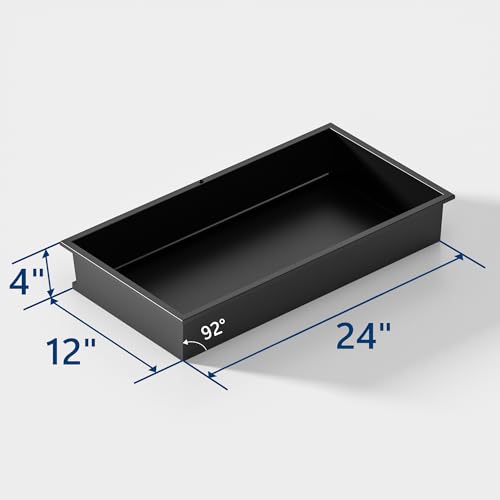 Smart Body Sensor Shower Niche, Black 24"x12" | Recessed Wall Niche with White 3000K LED Light , Waterproof &Rustproof, 304 Stainless Steel Bathroom Cabinet - size: 24X12In