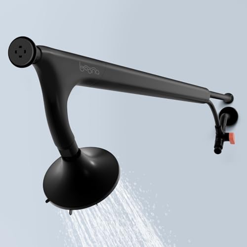 BOONA Tandem Shower as seen on Shark Tank | Dual Shower Head for Couples | Midnight Black, One Showerhead - color: Midnight Black, size: One Showerhead