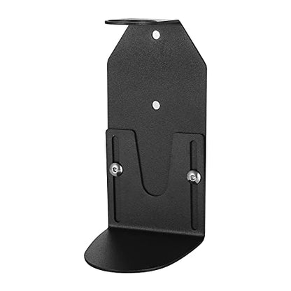 Wall Mount Soap Dispenser Holder with Adjustable Tray, 304 Stainless Steel Rustproof Shower Dispenser Holder for Refillable Bottles (Single) - color: Black(single)