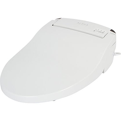 ALPHA BIDET JX2 Round Bidet Toilet Seat, White, Endless Warm Water, *NEW* Bowl Mist, LED Light, Quiet Operation, Wireless Remote, Stainless Steel Nozzle, Sittable Lid, 3 Year Warranty - color: White, size: Round
