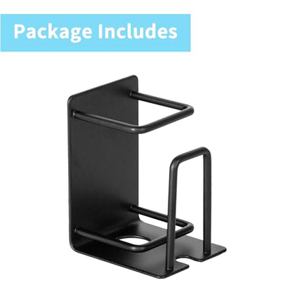 Toothbrush Holder Wall Mounted, Stainless Steel Bathroom Organizer for Electric Toothbrush, Toothpaste & Cup, No Drill Adhesive Shower Caddy (Black,1 Pack) - color: Black (1 Pack)