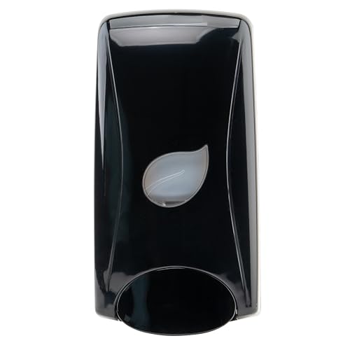 Winco 1000ml Black Pur-Clean Manual Liquid Soap Dispenser | Easy push, Refillable, Commercial-grade - color: Black, style: Manual Liquid