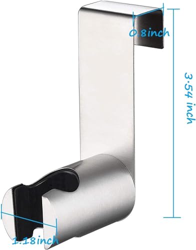 Handheld Bidet Sprayer for Toilet,Bidet Sprayer Holder,Hook Silver | Bidet Sprayer Holder for Handheld Shower Wand, Diaper Sprayer,Stainless Steel Bidet Holder - color: Silver