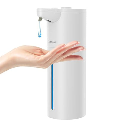 Automatic Soap Dispenser Touchless, Modern, Kitchen & Bathroom, Hands-Free, Adjustable Volume, Long Battery Life, Compatible with Thick & Thin Soap, Easy for Toddlers, Clog-Free, White - color: Pearlescent White