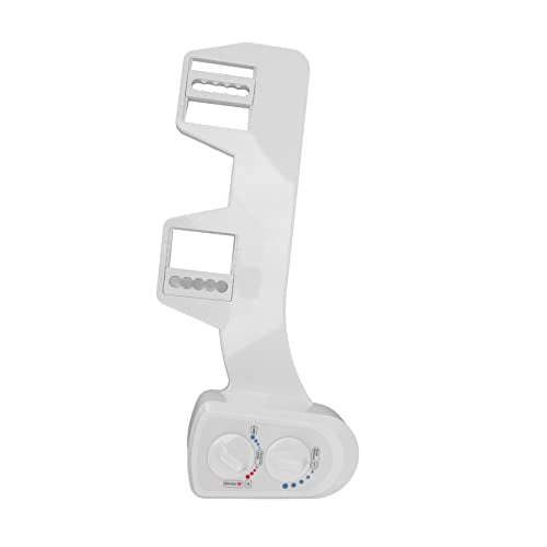 Toilet Bidet Double Knob Movable Nozzle NonElectric SelfCleaning Bidet Attachment for Home Bathroom