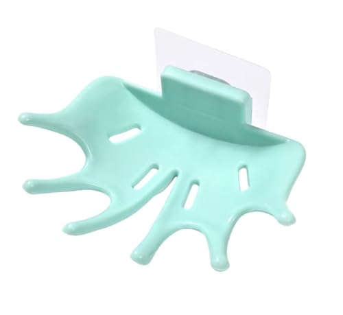 Creative Soap Holder for Shower - Wall Mounted Bathroom Soap Dish Organizer with Strong Adhesive Soap Tray for Kitchen Sink, Dish Soap Dispenser Holder,Blue - color: A-blue