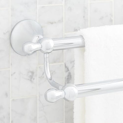 Signature Hardware 955107 Traditional 26-3/4" Towel Bar - color: Chrome