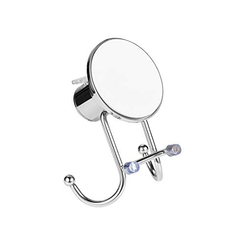 JiePai Suction Cup Hooks,Shower Bath Towel Holder 2 Pack,Oil Rubbed Bronze | Vacuum Suction Cup,No-Drill Wall Mount, Towel Rack Organizer, For Kitchen, Bathrobe, Loofah - color: Suction Cup Towel Hook(2 Packs)-Bronze