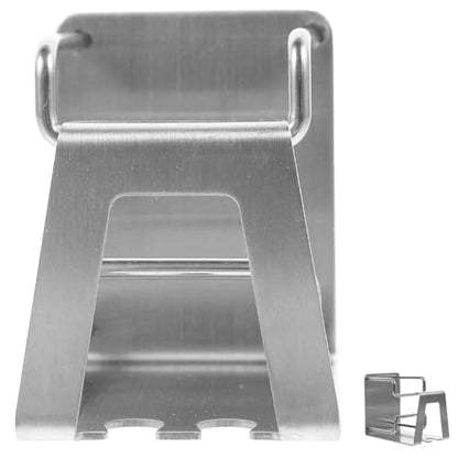 Stainless Steel Wall Toothbrush Rack with Rinsing Cup Holder Wall-Mounted Organizer for Toothbrushes Toothpaste and Bathroom Items Easy No-Drill Installation Water-Drain Design