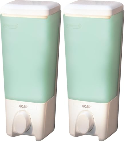 Better Living Products Clear Choice 1 Single Soap Dispenser, One Chamber, White (Pack of 2) - color: White, size: One Chamber (Pack of 2)