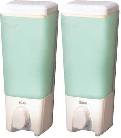 Better Living Products Clear Choice 1 Single Soap Dispenser, One Chamber, White (Pack of 2) - color: White, size: One Chamber (Pack of 2)