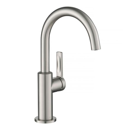KRAUS Oletto Single Handle Kitchen Bar Faucet in Spot Free Stainless Steel, KPF-2822SFS - color: Spot Free Stainless Steel, style: Bar Faucet
