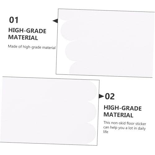20pcs Bathroom Stickers Peva Non-Skid Floor Decals for Bathtubs Showers and Stairs and Easy to Apply for Home Safety
