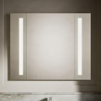KOHLER 99573-TLC-NA Verdera 40" W x 33" H Bathroom Mirror with Lights, Surface Mount Bathroom Wall Mirror - size: 40" W x 33" H, style: Lighted