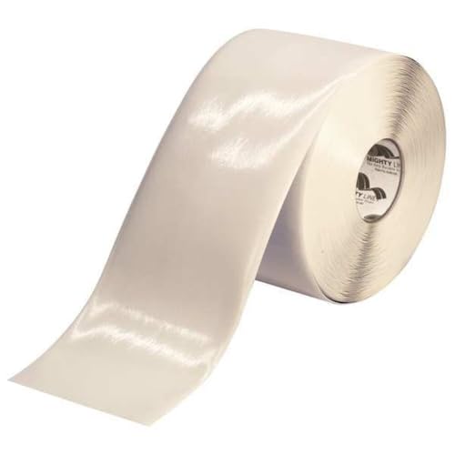 Mighty Line 6RW Floor Tape 6-Inch by 100-Feet, White