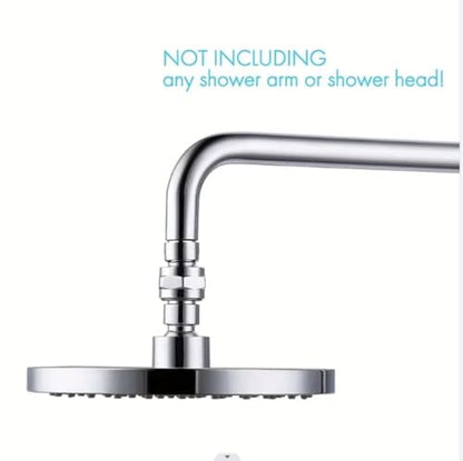 1 Set Shower Connector, Ball Joint Shower Head, Swivel Ball Adapter, Brass Adjustable Shower Arm Extension, Universal Component