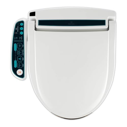 BidetMate 2000 Series Electric Bidet Toilet Seat, Round, Heated Seat | Heated Water Seat, Unlimited Warm Water Wash, Dryer, Deodorizer, Self Cleaning Nozzle, Side Panel Control, Fits Round Toilets - style: 2000 Series | Round | Side Panel