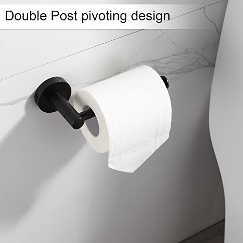 BGL Bathroom Hardware Set Black Bathroom Accessory Set Towel Bar 8 Pieces - color: Matte Black, size: 8 PIECES