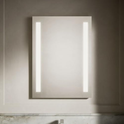 KOHLER 99571-TLC-NA Verdera 24" W x 33" H Bathroom Mirror with Lights, Surface Mount Bathroom Wall Mirror - size: 33"L x 2"W, style: Standard
