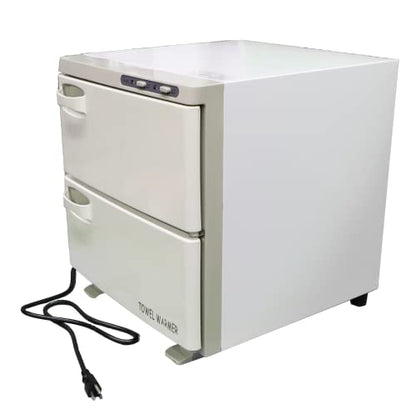 Pantin 32L Premium Two Compartment Towel Warmer for Hair Salon, Beauty SPA, Restaurant & Home. Heated Towel Warmer -Large Electric Hot Towel Cabinet for Salons, Spas - The Best Spa Equipment 110V 320W - size: 2 Compartments